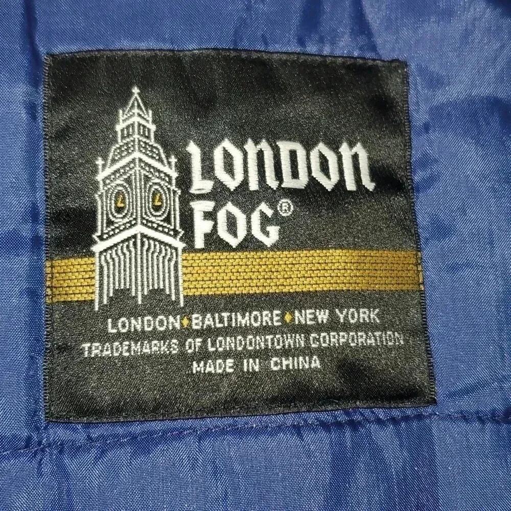 London Fog All Weather Khaki Lined Field Winter Coat Men's Size 44 Regular - Picture 10 of 13